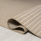 Aarhus Minimalist Scandi Striped Area Rug
