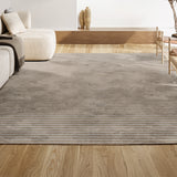 Aarhus Minimalist Scandi Striped Area Rug