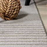 Aarhus Minimalist Scandi Striped Area Rug