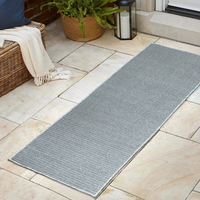 Aarhus Minimalist Scandi Striped Area Rug