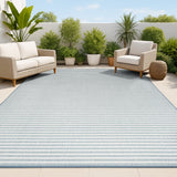 Aarhus Minimalist Scandi Striped Area Rug