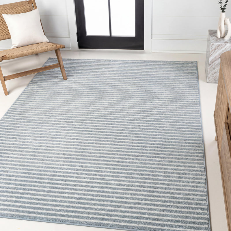 Aarhus Minimalist Scandi Striped Area Rug