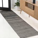 Aarhus Minimalist Scandi Striped Area Rug