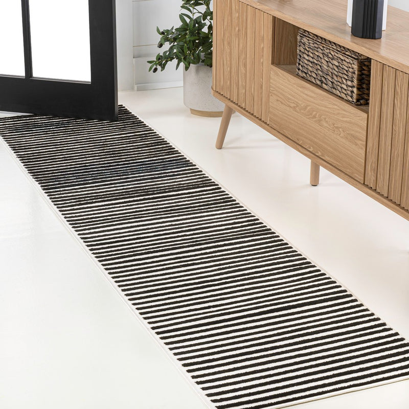 Aarhus Minimalist Scandi Striped Area Rug