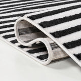 Aarhus Minimalist Scandi Striped Area Rug