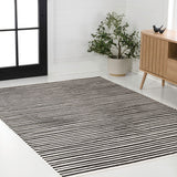 Aarhus Minimalist Scandi Striped Area Rug