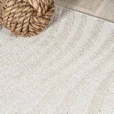 Maribo Abstract Groovy Striped Area Rug