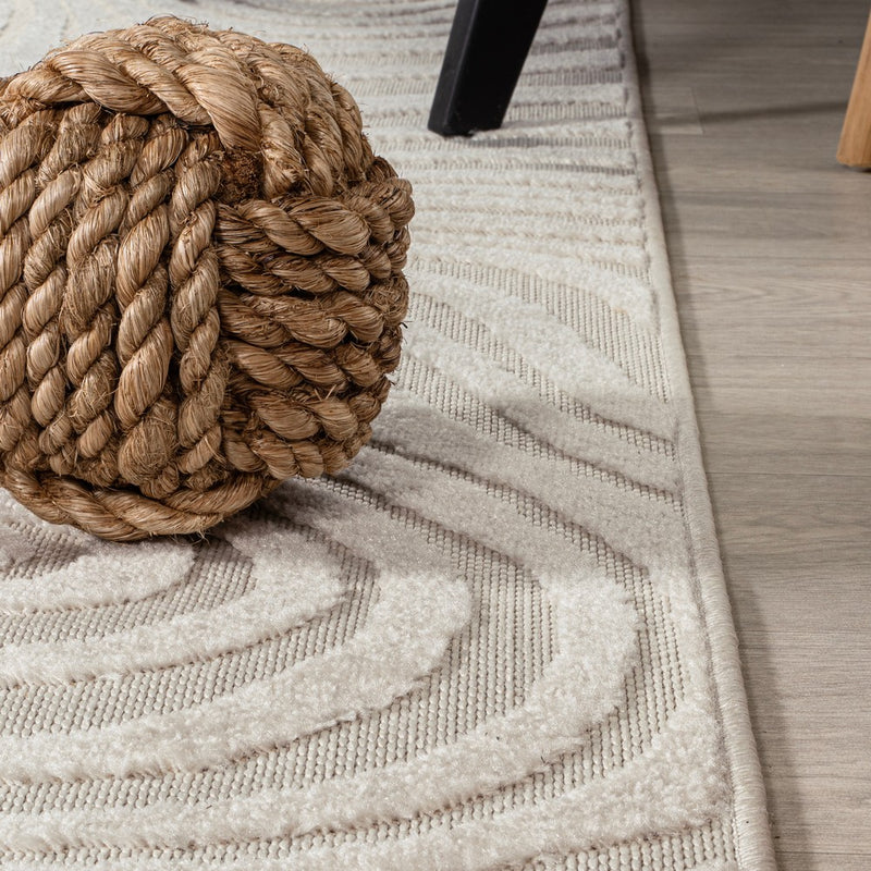 Maribo Abstract Groovy Striped Area Rug