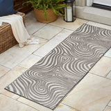 Maribo Abstract Groovy Striped Area Rug