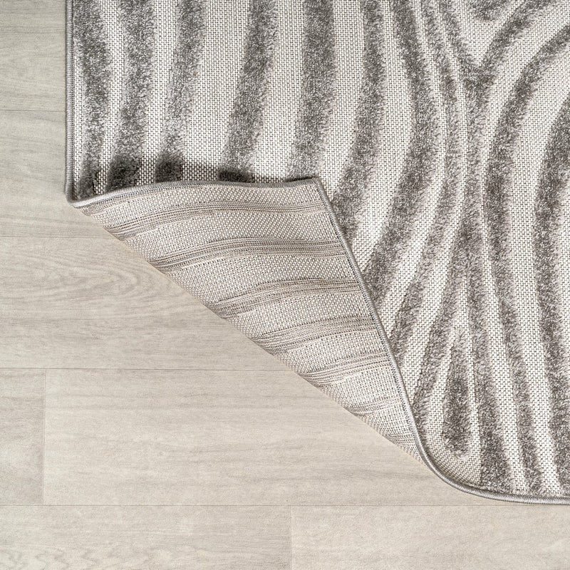 Maribo Abstract Groovy Striped Area Rug