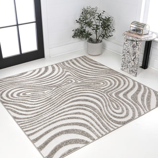 Maribo Abstract Groovy Striped Area Rug