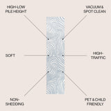 Maribo Abstract Groovy Striped Area Rug