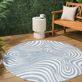 Maribo Abstract Groovy Striped Area Rug