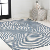 Maribo Abstract Groovy Striped Area Rug