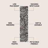 Maribo Abstract Groovy Striped Area Rug