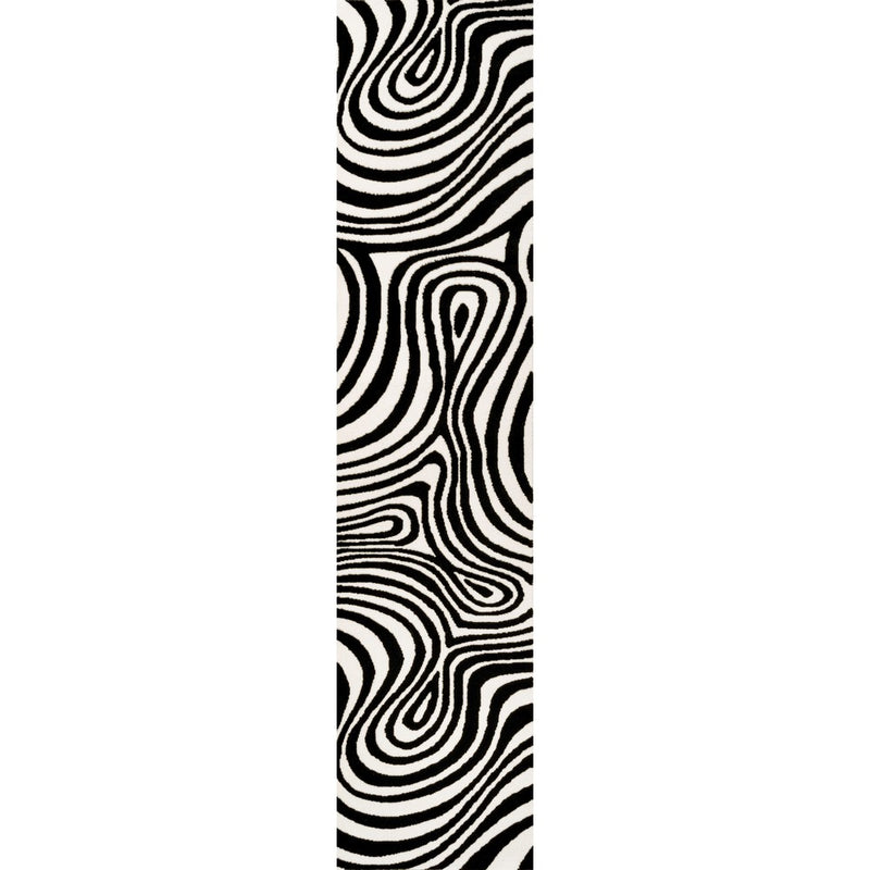 Maribo Abstract Groovy Striped Area Rug