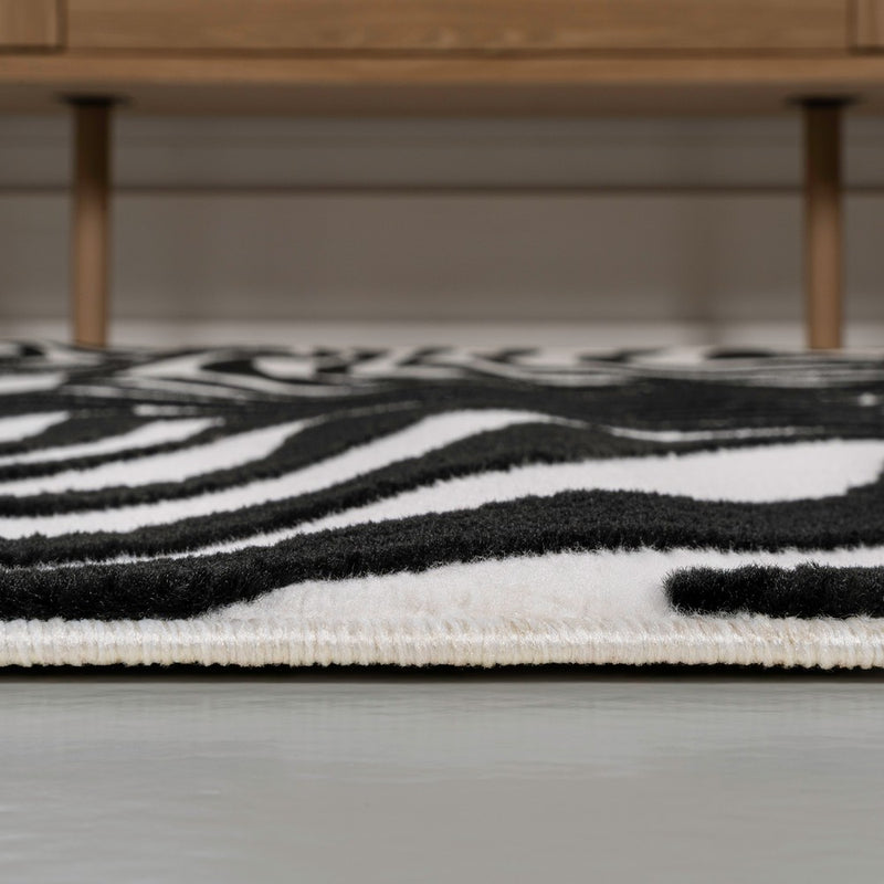 Maribo Abstract Groovy Striped Area Rug