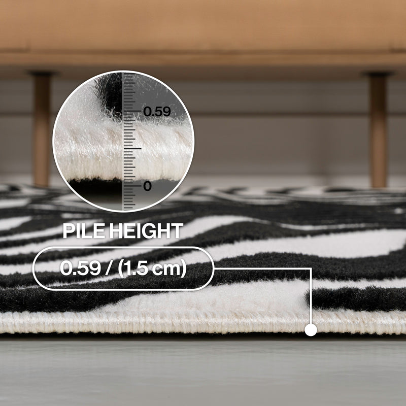 Maribo Abstract Groovy Striped Area Rug