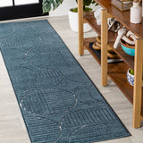 Nordby Geometric Arch Scandi Striped Area Rug