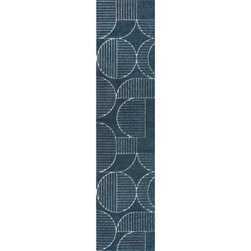 Nordby Geometric Arch Scandi Striped Area Rug