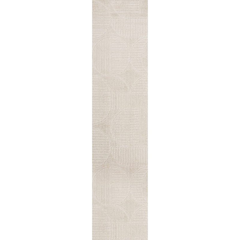 Nordby Geometric Arch Scandi Striped Area Rug