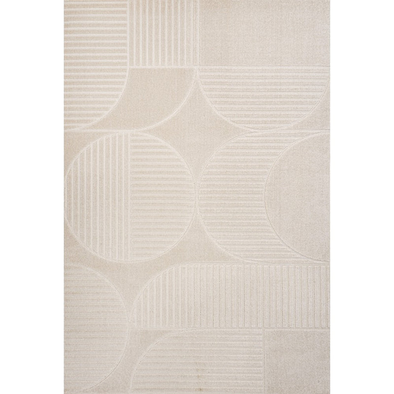 Nordby Geometric Arch Scandi Striped Area Rug