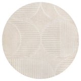 Nordby Geometric Arch Scandi Striped Area Rug