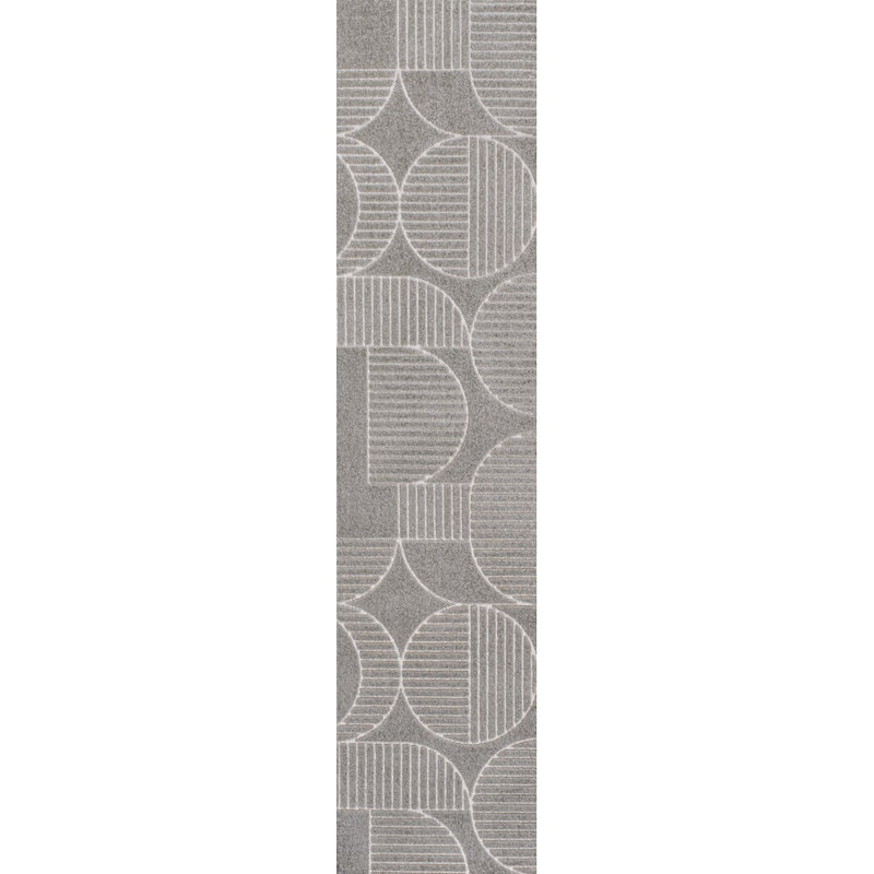 Nordby Geometric Arch Scandi Striped Area Rug