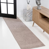 Nordby Geometric Arch Scandi Striped Area Rug