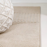 Nordby Geometric Arch Scandi Striped Area Rug