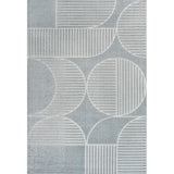 Nordby Geometric Arch Scandi Striped Area Rug