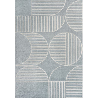 Nordby Geometric Arch Scandi Striped Area Rug