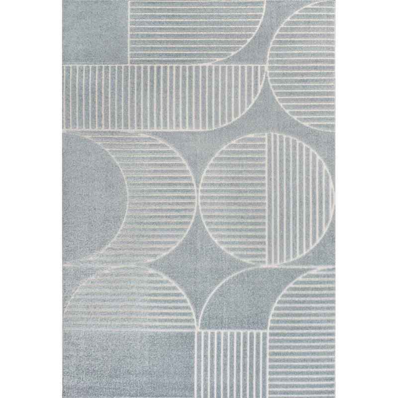 Nordby Geometric Arch Scandi Striped Area Rug