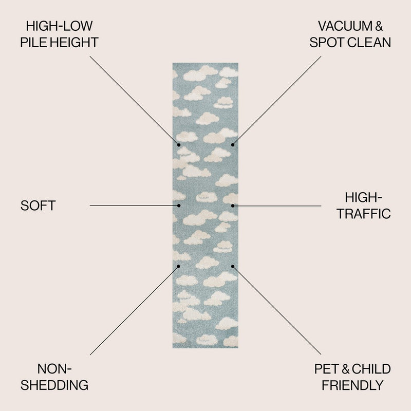 Hedwig Youth Cloud Scandi Rug Area Rug