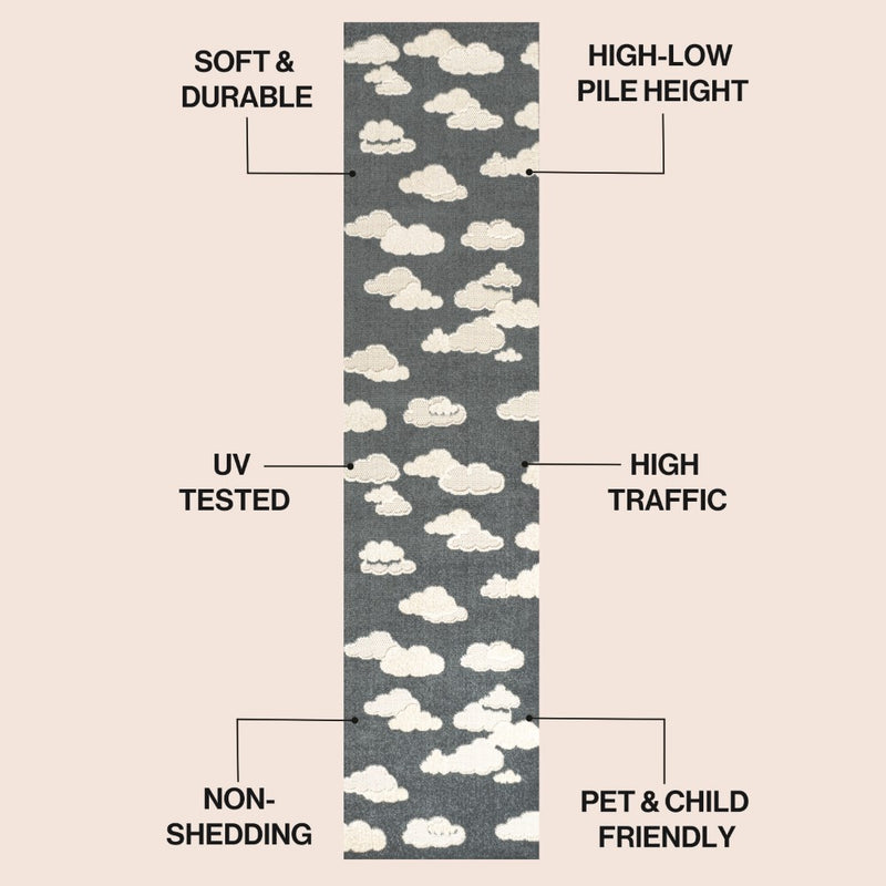 Hedwig Youth Cloud Scandi Rug Area Rug
