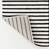 Anders High-Low MidCentury Modern Arch Stripe Two-Tone Indoor/Outdoor Area Rug