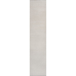 Finn High-Low Modern Minimalist Checkered Monotone Indoor/Outdoor Area Rug