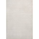 Sofia High-Low MidCentury Modern Arch Stripe Two-Tone Indoor/Outdoor Area Rug
