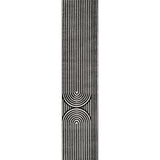 Sofia High-Low MidCentury Modern Arch Stripe Two-Tone Indoor/Outdoor Area Rug