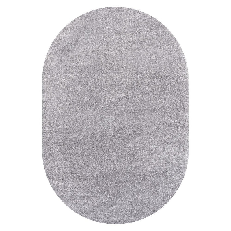 Haze Solid Low-pile Area Rug Gray