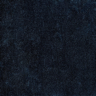Haze Solid Low-pile Area Rug Navy