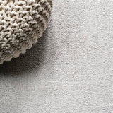 Haze Solid Low-pile Area Rug Ivory