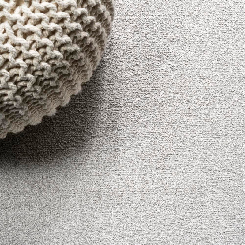 Haze Solid Low-pile Area Rug Ivory