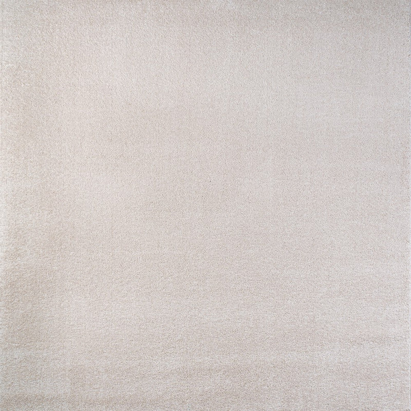 Haze Solid Low-pile Area Rug Ivory