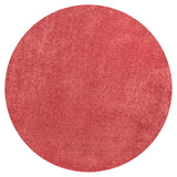 Haze Solid Low-pile Area Rug Red