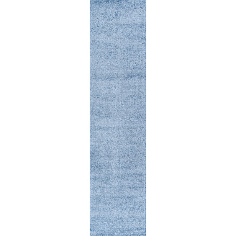 Haze Solid Low-pile Area Rug Classic Blue