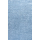 Haze Solid Low-pile Area Rug Classic Blue