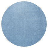 Haze Solid Low-pile Area Rug Classic Blue