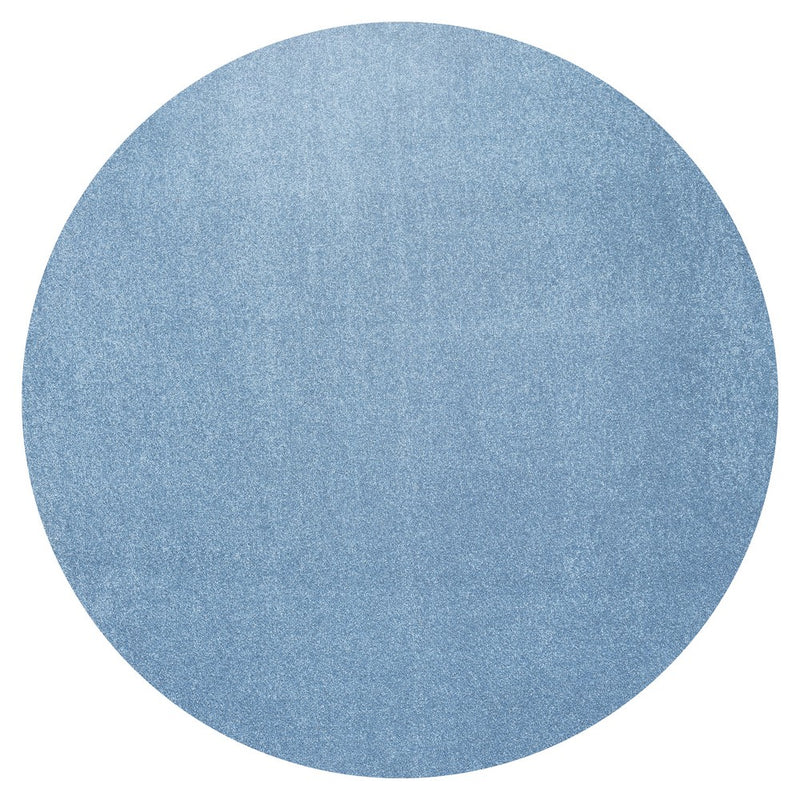Haze Solid Low-pile Area Rug Classic Blue