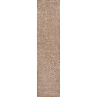 Haze Solid Low-pile Area Rug Beige